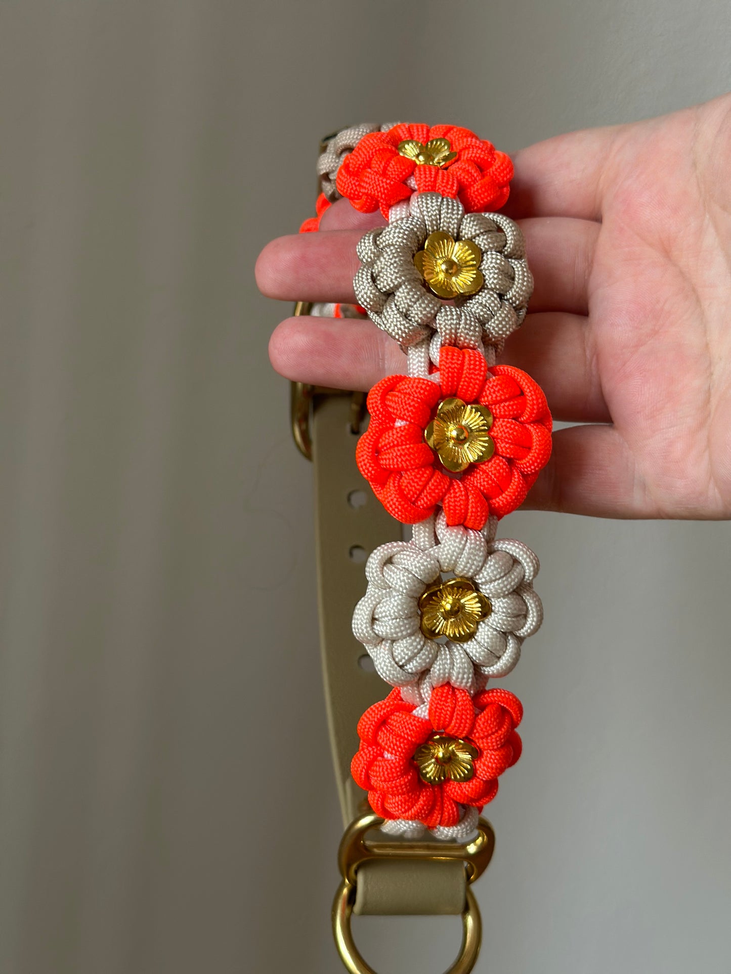 Blumenhalsband 31cm-38cm